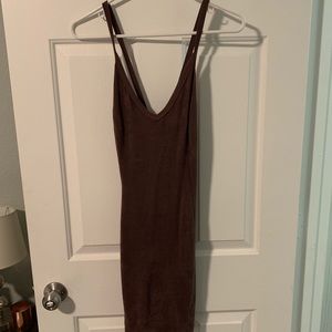 Windsor | Plum Suede Dress